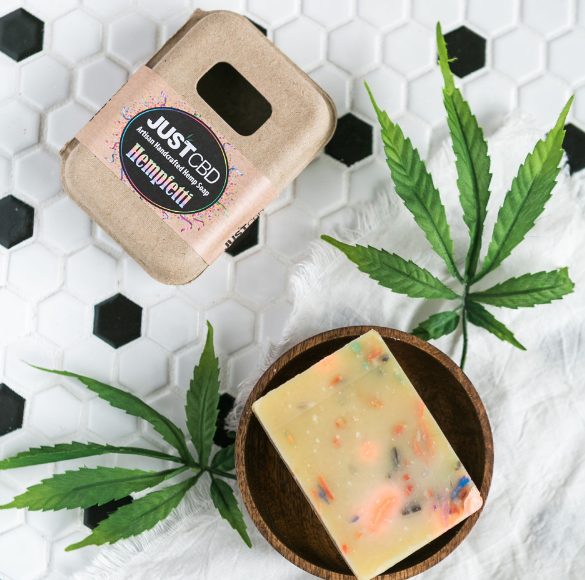 JustCBD Hemp Soap - hemp soap