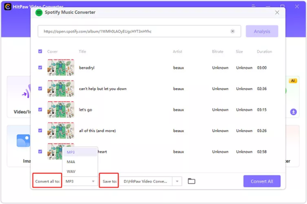 How to download Spotify playlists Step - 3