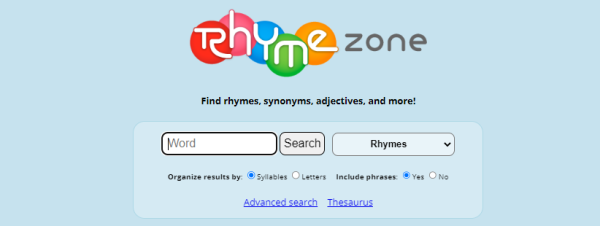 Rhymezone