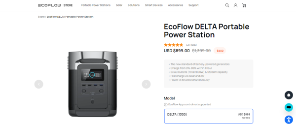 EcoFlow Delta Portable