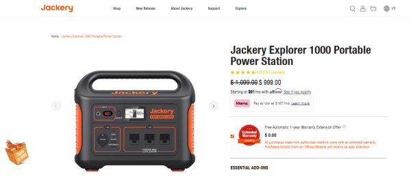 Jackery - Portable Power Station