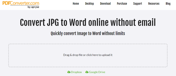 Pdf Converter - JPG to word converter