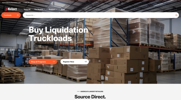 Select Liquidation Page