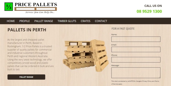 ½ Price Pallets